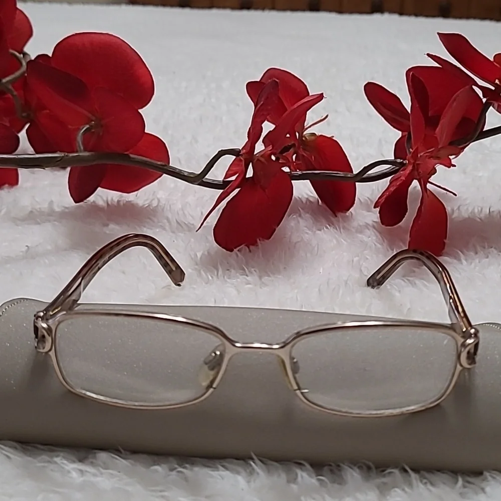 Vintage Burberry Frames Prescription eyeglasses B 1015 1011 preowned Gold Brown